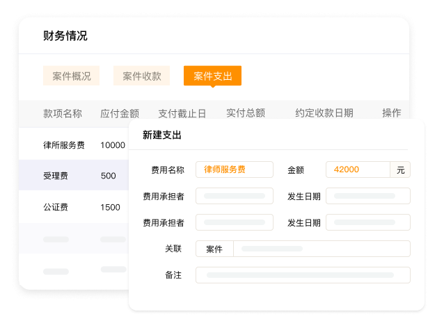 费用与收款管理